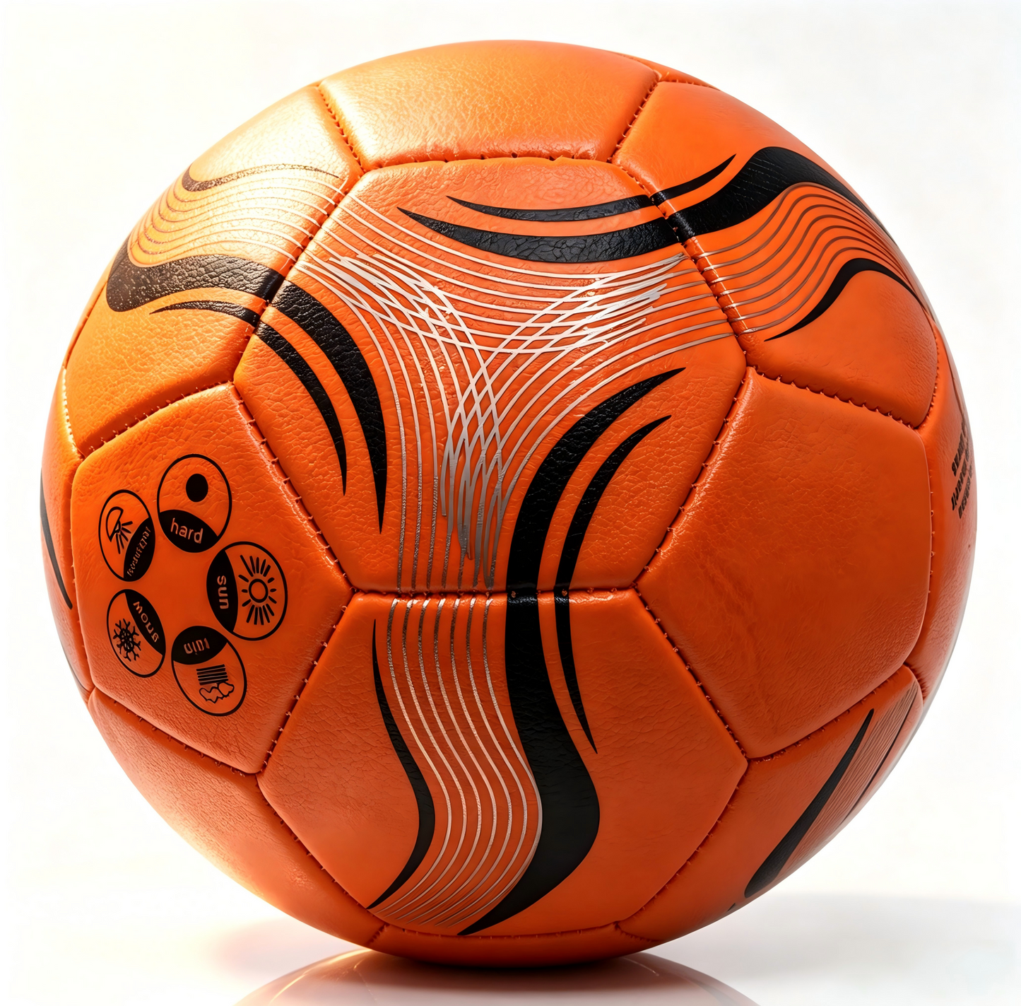 Machine stitched football