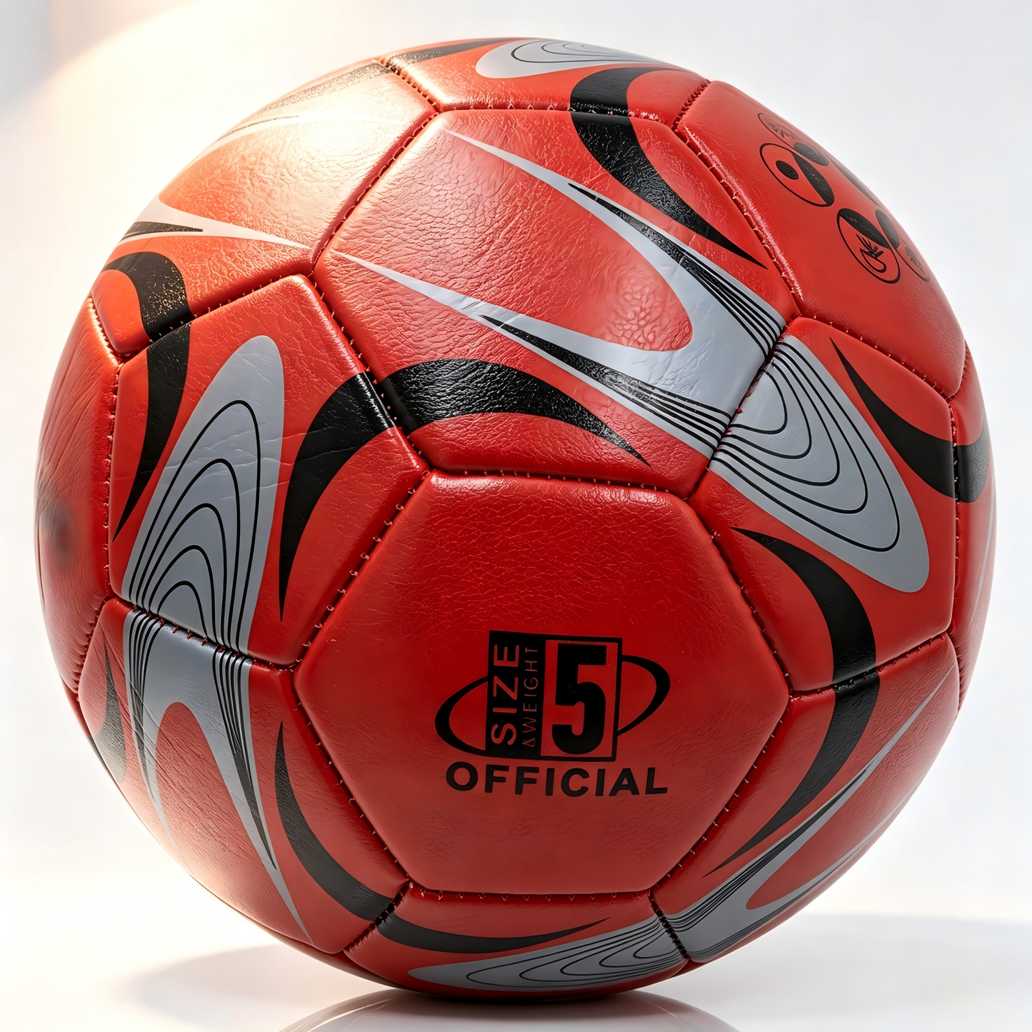 Machine stitched football