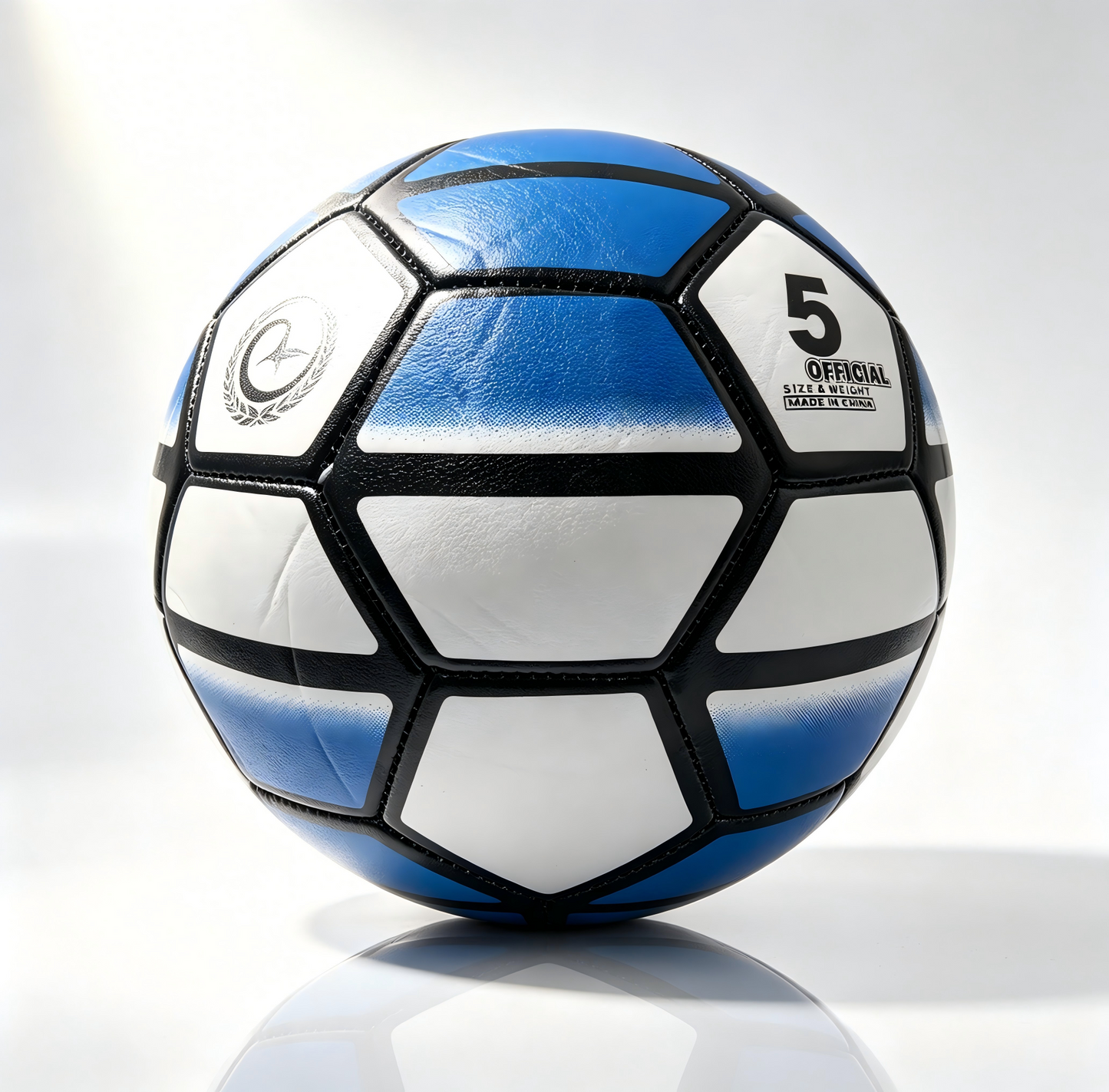 Machine stitched football